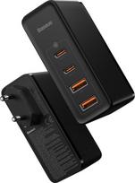 ikroviklis 100w -  Baseus GaN CCGAN2P-L01 2 x USB / 2 x USB-C / 100W / 5A, juodas - 6 nuotrauka