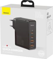 ikroviklis 100w -  Baseus GaN CCGAN2P-L01 2 x USB / 2 x USB-C / 100W / 5A, juodas - 7 nuotrauka