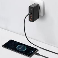ikroviklis 100w -  Baseus GaN CCGAN2P-L01 2 x USB / 2 x USB-C / 100W / 5A, juodas - 9 nuotrauka