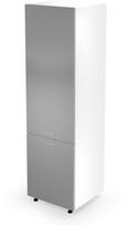 Virtuvinė spintelė Halmar Vento DP-60/214, balta/pilka, 560 mm x 600 mm x 2140 mm