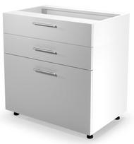 Apatinė virtuvinė spintelė Halmar Vento DS3-80/82, balta, 520 mm x 800 mm x 820 mm