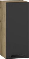 Viršutinė virtuvinė spintelė Halmar Vento G-30/72, ąžuolo/antracito, 300 mm x 300 mm x 720 mm