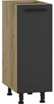 Apatinė virtuvinė spintelė Halmar Vento D-30/82, ąžuolo/antracito, 520 mm x 300 mm x 820 mm