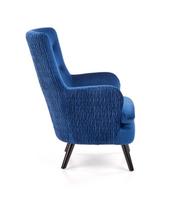 160 x 70 stalas - Fotelis Halmar Ravel, mėlynas, 70 cm x 78 cm x 100 cm - 2 nuotrauka