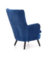 160 x 70 stalas - Fotelis Halmar Ravel, mėlynas, 70 cm x 78 cm x 100 cm - 3 nuotrauka