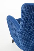 160 x 70 stalas - Fotelis Halmar Ravel, mėlynas, 70 cm x 78 cm x 100 cm - 5 nuotrauka