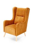 Fotelis Halmar Chester, geltonas, 85 cm x 67 cm x 114 cm