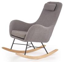 isskleidziamas stalas 90 - Fotelis Halmar Botas, rudas/pilkas, 106 cm x 75 cm x 101 cm - 3 nuotrauka