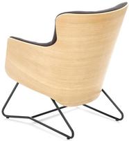 pilka fotel - Fotelis Halmar Chillout, juodas/ąžuolo/tamsiai pilka, 67 cm x 74 cm x 79 cm - 5 nuotrauka