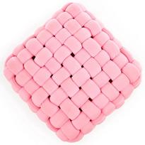 rubik - Pufas Halmar Rubik, rožinis, 35 cm x 35 cm x 35 cm - 4 nuotrauka