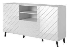 Komoda Halmar Abeto, balta, 150 x 41.6 x 82 cm