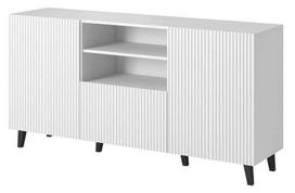 Komoda Halmar Pafos 150 2D1S, balta, 150 x 40 x 82 cm