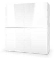 Komoda Halmar Livo KM-100, balta, 29 x 100 x 100 cm