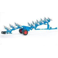 plugai apverciamieji - Priekaba Bruder Lemken Semi Mounted Reversible Plough 02250, mėlyna - 1 nuotrauka