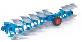 plugai apverciamieji - Priekaba Bruder Lemken Semi Mounted Reversible Plough 02250, mėlyna - 3 nuotrauka