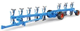 plugai apverciamieji - Priekaba Bruder Lemken Semi Mounted Reversible Plough 02250, mėlyna - 4 nuotrauka