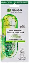 Garnier Niacinamide Ampoule Sheet Mask gaivinanti lakštinė veido kaukė 1 vnt.