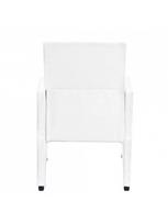 baltos kedes valgomojo - Valgomojo kėdė VLX Dining Chairs 60347, balta, 2 vnt. - 6 nuotrauka