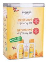 aliejus weleda - Weleda Baby Calendula Oil 200ml Baby Oil 200 ml + Baby Cream for Sores 75 ml + Baby Bath 200 ml + Bamboo Napkin + Tin Can Kūno aliejus Rinkinys - 2 nuotrauka