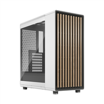 fractal design north - Fractal Design North Chalk White TG Clear Tint - 1 nuotrauka