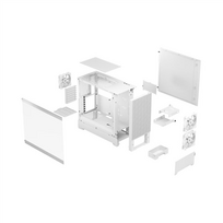 fractal mini pop air - Fractal Design Pop Air RGB White TG Clear Tint - 13 nuotrauka