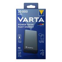 power bank varta - Varta Fast Energy 20000mAh (Silver) - 2 nuotrauka
