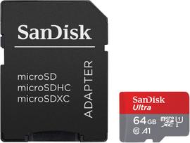 microtas - Western Digital MEMORY Micro SDHC 64GB UHS-I/SDSQUAB-064G-GN6IA SANDISK - 2 nuotrauka