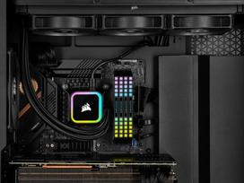 processoriu ausintuvas -  Corsair iCUE H100i RGB Elite - 10 nuotrauka