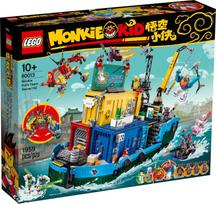 lego konstruktoris - LEGO Monkie Kid komandos slaptoji būstinė 80013 - 2 nuotrauka