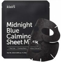 lakstines veido kaukes - Klairs Midnight Blue raminanti lakštinė veido kaukė 25ml - 1 nuotrauka
