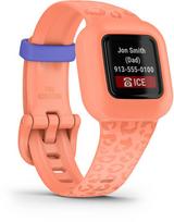 garmin vivofit jr 3 - Garmin Vivofit Jr.3, peach leopard - 2 nuotrauka