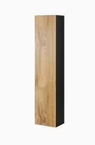 juoda spintele pakabinama - Sieninė lentyna Cama Meble Vigo, juoda/medžio, 40 cm x 30 cm x 180 cm - 2 nuotrauka