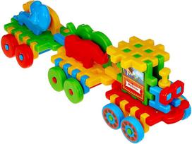 marioinex mini waffle 300 - Konstruktorius Marioinex Train - 3 nuotrauka