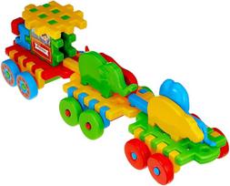 marioinex mini waffle 300 - Konstruktorius Marioinex Train - 4 nuotrauka