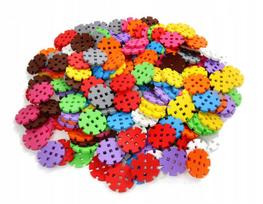 konstruktorius marioinex - Konstruktorius Marioinex Mini Waffle Construction Wheel - 2 nuotrauka