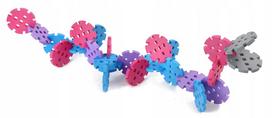 konstruktorius marioinex - Konstruktorius Marioinex Mini Waffle Construction Wheel - 3 nuotrauka
