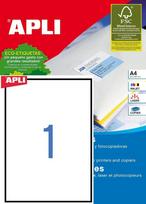 a4 lipduku lapai - Lipnios etiketės APLI, 210 x 297 mm, A4, 1, LIPAPL100_00406 - 2 nuotrauka