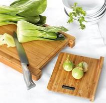 kitchen scale - Omega PCBZB03, rudos - 2 nuotrauka