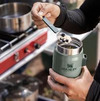 stanley classic legendary -  Stanley Classic Legendary Food Jar + Spork, 0.4 l, pilka - 4 nuotrauka
