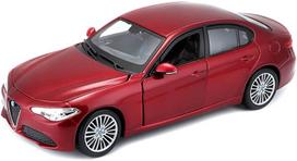 alfa romeo modelis - Bburago Alfa Romeo Giulia 2016, raudona - 1 nuotrauka
