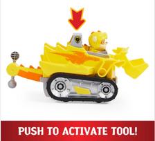 sunyciu patruliu - PAW PATROL Rescue Knights Rubble, 6063587 - 3 nuotrauka