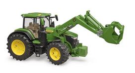 modeliukai traktoriai - Bruder John Deere 7R 350 03151, žalia - 3 nuotrauka
