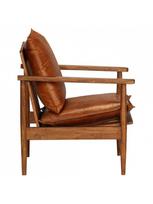 kreslas - Fotelis VLX Armchair 246480, rudas, 66 cm x 69 cm x 74 cm - 3 nuotrauka