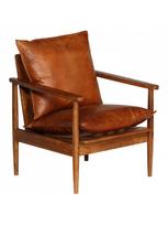 kreslas - Fotelis VLX Armchair 246480, rudas, 66 cm x 69 cm x 74 cm - 9 nuotrauka