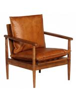 kreslas - Fotelis VLX Armchair 246480, rudas, 66 cm x 69 cm x 74 cm - 10 nuotrauka