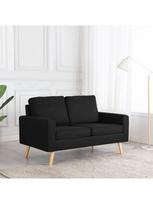 Sofa VLX 2-Seated 288712, juoda, 76 x 130 x 82.5 cm