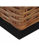 foteliai su kreslu - Fotelis VLX Natural Rattan 283081, rudas, 78 cm x 95 cm x 67 cm - 10 nuotrauka