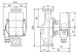 wilo atmos pico 25 - Wilo Atmos PICO 25/1-4, 180 mm, 4 - 20 W - 2 nuotrauka