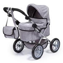bayer design leliu vezimelis trendy - Bayer - Dolls Pram Trendy - Grey (13010AA) - 1 nuotrauka