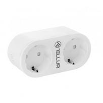 ismanieji lizdai - Tellur WiFi AC Dual Plug, Energy reading, 16A, 2400W - 1 nuotrauka
